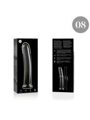 NEBULA SERIES BY IBIZA MODELO 8 DILDO CRISTAL TRANSPARENTE 145 CM O 2 CM