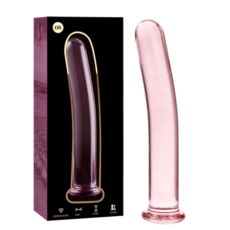NEBULA SERIES BY IBIZA MODELO 8 DILDO CRISTAL TRANSPARENTE 145 CM O 2 CM