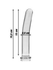 NEBULA SERIES BY IBIZA MODELO 9 DILDO CRISTAL TRANSPARENTE 155 CM O 25 CM