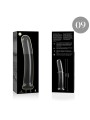 NEBULA SERIES BY IBIZA MODELO 9 DILDO CRISTAL TRANSPARENTE 155 CM O 25 CM