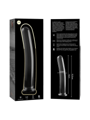 NEBULA SERIES BY IBIZA MODELO 9 DILDO CRISTAL TRANSPARENTE 155 CM O 25 CM