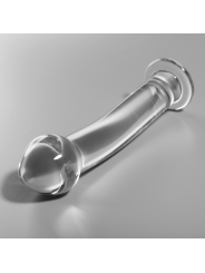 NEBULA SERIES BY IBIZA MODELO 11 DILDO CRISTAL TRANSPARENTE 16 CM O 3 CM