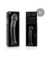 NEBULA SERIES BY IBIZA MODELO 11 DILDO CRISTAL TRANSPARENTE 16 CM O 3 CM