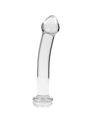 NEBULA SERIES BY IBIZA MODELO 11 DILDO CRISTAL TRANSPARENTE 16 CM O 3 CM