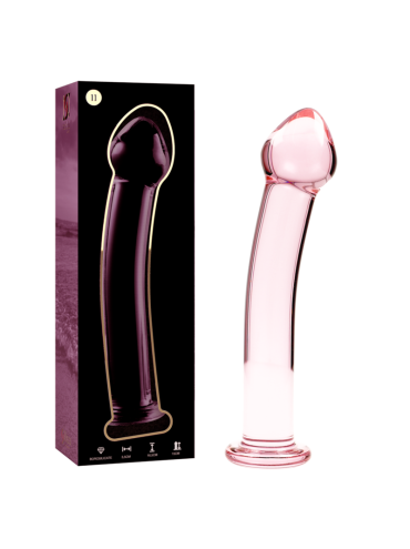 NEBULA SERIES BY IBIZA MODELO 11 DILDO CRISTAL TRANSPARENTE 16 CM O 3 CM