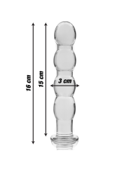 NEBULA SERIES BY IBIZA MODELO 10 DILDO CRISTAL TRANSPARENTE 165 CM O 35 CM