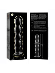 NEBULA SERIES BY IBIZA MODELO 10 DILDO CRISTAL TRANSPARENTE 165 CM O 35 CM