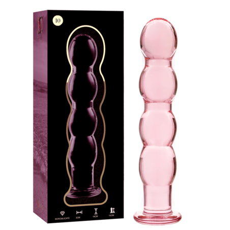 NEBULA SERIES BY IBIZA MODELO 10 DILDO CRISTAL TRANSPARENTE 165 CM O 35 CM