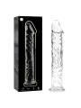 NEBULA SERIES BY IBIZA MODELO 12 DILDO CRISTAL TRANSPARENTE 17 CM O 35 CM