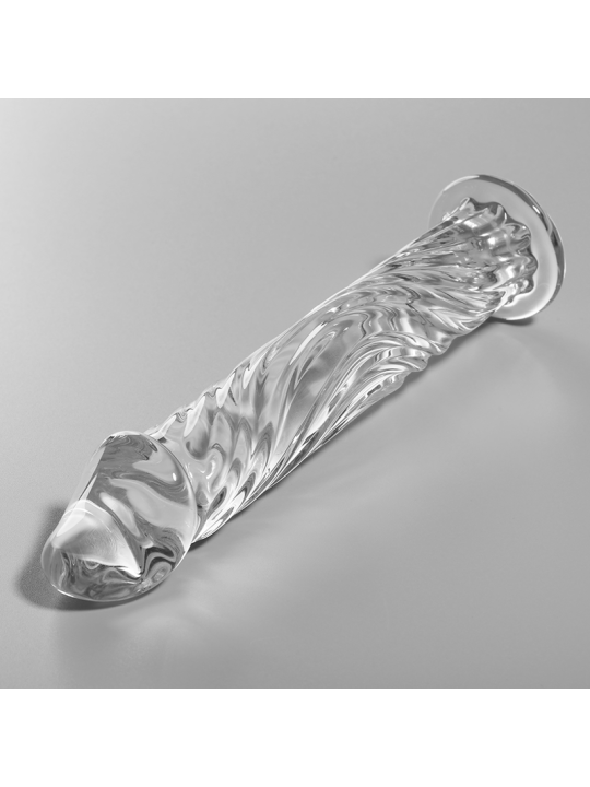 NEBULA SERIES BY IBIZA MODELO 12 DILDO CRISTAL TRANSPARENTE 17 CM O 35 CM