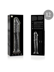 NEBULA SERIES BY IBIZA MODELO 12 DILDO CRISTAL TRANSPARENTE 17 CM O 35 CM