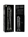 NEBULA SERIES BY IBIZA MODELO 12 DILDO CRISTAL TRANSPARENTE 17 CM O 35 CM