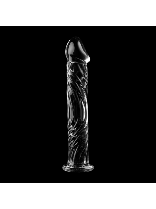 NEBULA SERIES BY IBIZA MODELO 12 DILDO CRISTAL TRANSPARENTE 17 CM O 35 CM