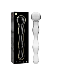NEBULA SERIES BY IBIZA MODELO 13 DILDO CRISTAL TRANSPARENTE 18 CM O 35 CM