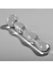 NEBULA SERIES BY IBIZA MODELO 13 DILDO CRISTAL TRANSPARENTE 18 CM O 35 CM