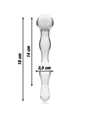 NEBULA SERIES BY IBIZA MODELO 13 DILDO CRISTAL TRANSPARENTE 18 CM O 35 CM