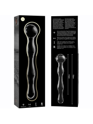 NEBULA SERIES BY IBIZA MODELO 13 DILDO CRISTAL TRANSPARENTE 18 CM O 35 CM