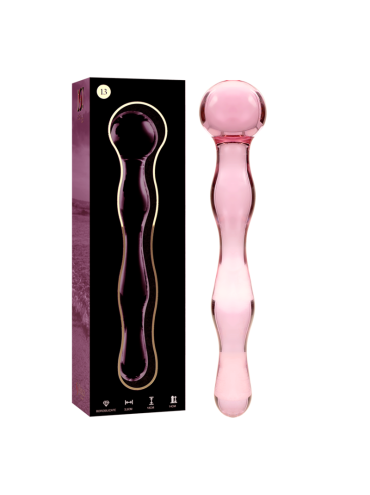 NEBULA SERIES BY IBIZA MODELO 13 DILDO CRISTAL TRANSPARENTE 18 CM O 35 CM