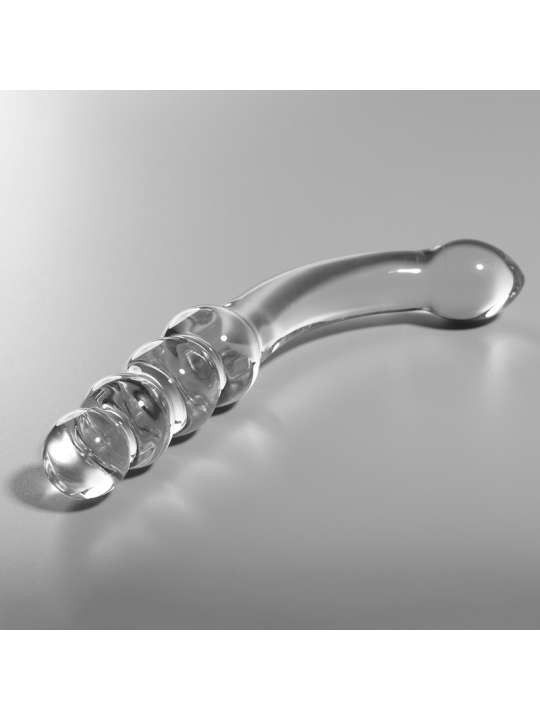 NEBULA SERIES BY IBIZA MODELO 14 DILDO CRISTAL TRANSPARENTE 185 CM O 3 CM
