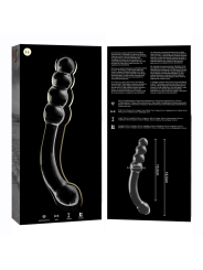 NEBULA SERIES BY IBIZA MODELO 14 DILDO CRISTAL TRANSPARENTE 185 CM O 3 CM