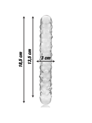 NEBULA SERIES BY IBIZA MODELO 15 DILDO CRISTAL TRANSPARENTE 185 CM O 3 CM