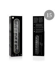 NEBULA SERIES BY IBIZA MODELO 15 DILDO CRISTAL TRANSPARENTE 185 CM O 3 CM