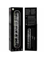 NEBULA SERIES BY IBIZA MODELO 15 DILDO CRISTAL TRANSPARENTE 185 CM O 3 CM
