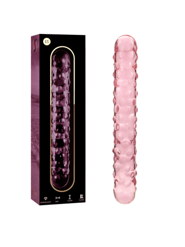 NEBULA SERIES BY IBIZA MODELO 15 DILDO CRISTAL TRANSPARENTE 185 CM O 3 CM