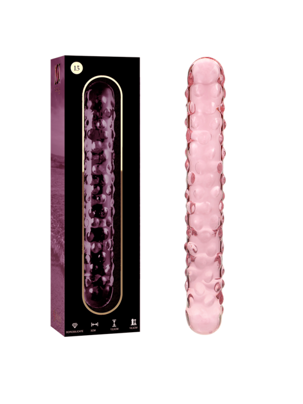 NEBULA SERIES BY IBIZA MODELO 15 DILDO CRISTAL TRANSPARENTE 185 CM O 3 CM