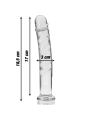 NEBULA SERIES BY IBIZA MODELO 16 DILDO CRISTAL TRANSPARENTE 185 CM O 3 CM