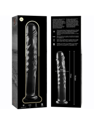 NEBULA SERIES BY IBIZA MODELO 16 DILDO CRISTAL TRANSPARENTE 185 CM O 3 CM