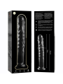 NEBULA SERIES BY IBIZA MODELO 16 DILDO CRISTAL TRANSPARENTE 185 CM O 3 CM