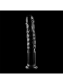 NEBULA SERIES BY IBIZA MODELO 16 DILDO CRISTAL TRANSPARENTE 185 CM O 3 CM
