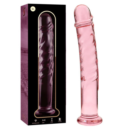 NEBULA SERIES BY IBIZA MODELO 16 DILDO CRISTAL TRANSPARENTE 185 CM O 3 CM