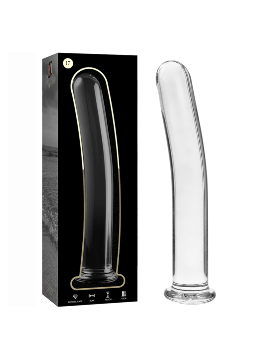 NEBULA SERIES BY IBIZA MODELO 17 DILDO CRISTAL TRANSPARENTE 185 CM O 3 CM