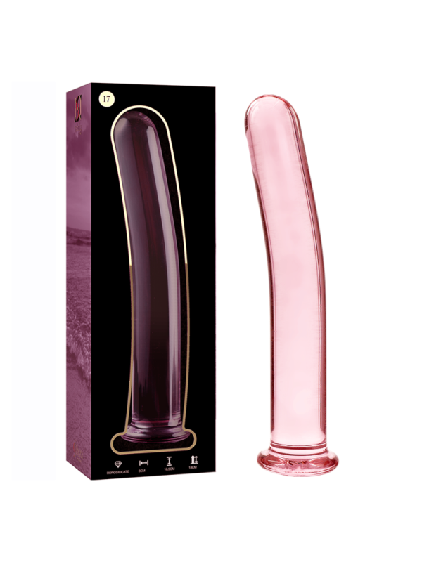 NEBULA SERIES BY IBIZA MODELO 17 DILDO CRISTAL TRANSPARENTE 185 CM O 3 CM