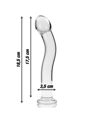 NEBULA SERIES BY IBIZA MODELO 18 DILDO CRISTAL TRANSPARENTE 185 CM O 35 CM