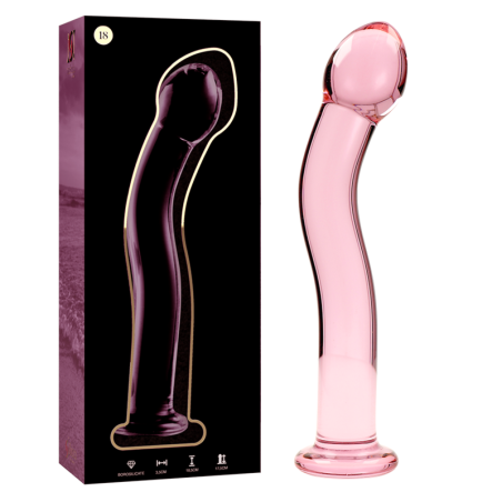 NEBULA SERIES BY IBIZA MODELO 18 DILDO CRISTAL TRANSPARENTE 185 CM O 35 CM
