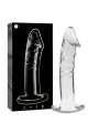 NEBULA SERIES BY IBIZA MODELO 19 DILDO CRISTAL TRANSPARENTE 185 CM O 4 CM