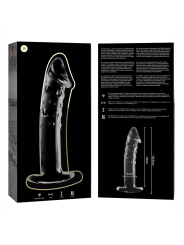 NEBULA SERIES BY IBIZA MODELO 19 DILDO CRISTAL TRANSPARENTE 185 CM O 4 CM