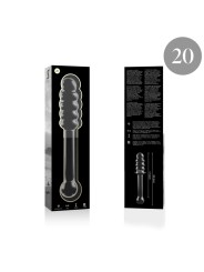 NEBULA SERIES BY IBIZA MODELO 20 DILDO CRISTAL TRANSPARENTE 205 CM O 3 CM