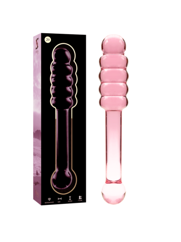 NEBULA SERIES BY IBIZA MODELO 20 DILDO CRISTAL TRANSPARENTE 205 CM O 3 CM