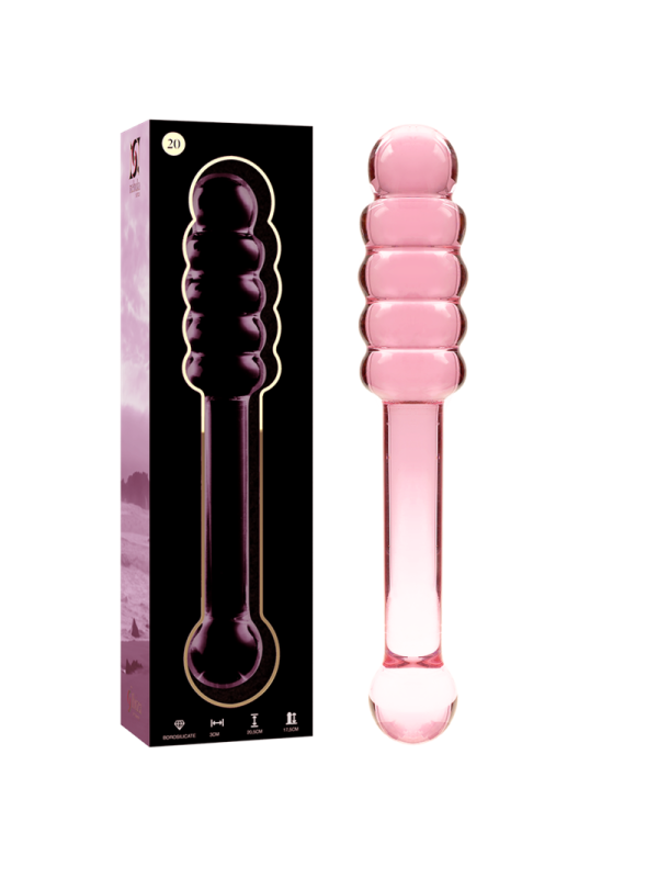 NEBULA SERIES BY IBIZA MODELO 20 DILDO CRISTAL TRANSPARENTE 205 CM O 3 CM
