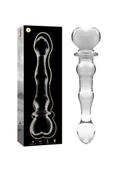 NEBULA SERIES BY IBIZA MODELO 21 DILDO CRISTAL TRANSPARENTE 205 CM O 35 CM
