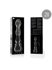 NEBULA SERIES BY IBIZA MODELO 21 DILDO CRISTAL TRANSPARENTE 205 CM O 35 CM