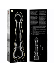 NEBULA SERIES BY IBIZA MODELO 21 DILDO CRISTAL TRANSPARENTE 205 CM O 35 CM