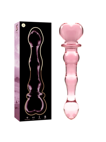 NEBULA SERIES BY IBIZA MODELO 21 DILDO CRISTAL TRANSPARENTE 205 CM O 35 CM