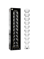 NEBULA SERIES BY IBIZA MODELO 22 DILDO CRISTAL TRANSPARENTE 215 CM O 25 CM