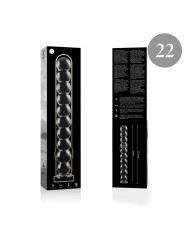 NEBULA SERIES BY IBIZA MODELO 22 DILDO CRISTAL TRANSPARENTE 215 CM O 25 CM