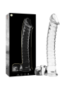 NEBULA SERIES BY IBIZA MODELO 23 DILDO CRISTAL TRANSPARENTE 215 CM O 4 CM
